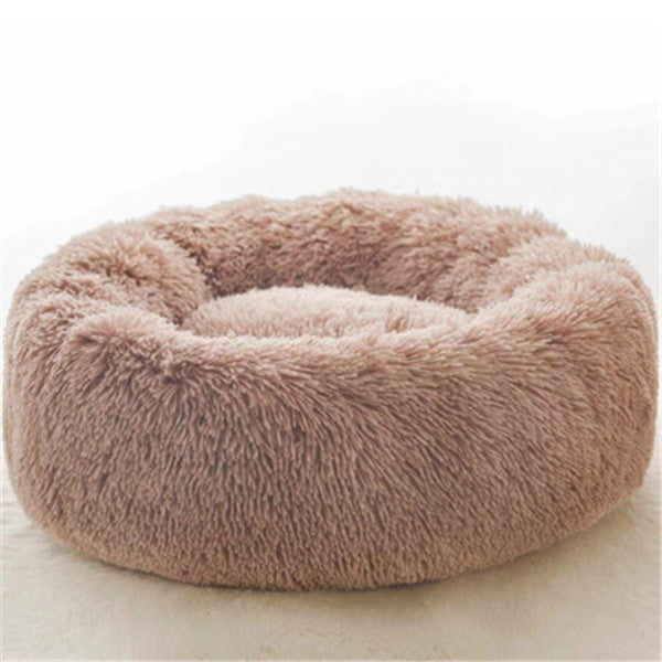 Luxury Soft Plush Dog Bed Round Dog House Sleeping Bag Kennel Puppy Sofa Bed Pet House Winter Warm Cat Nest Dog Bed Small Dog